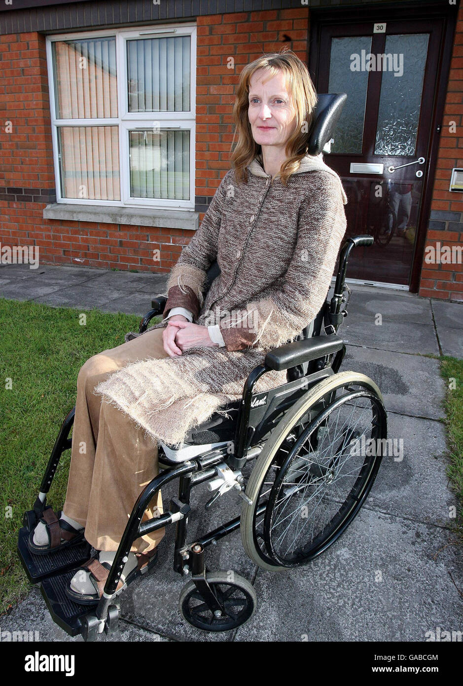 Barbara Fleming at her east Belfast home. Stock Photo