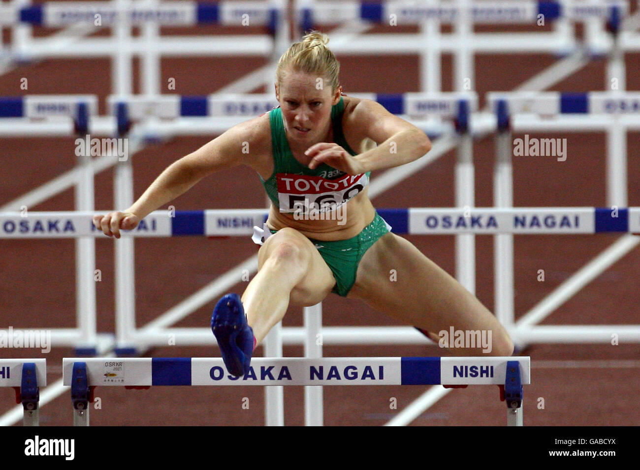 Athletics - IAAF World Athletics Championships - Osaka 2007 - Nagai Stadium Stock Photo