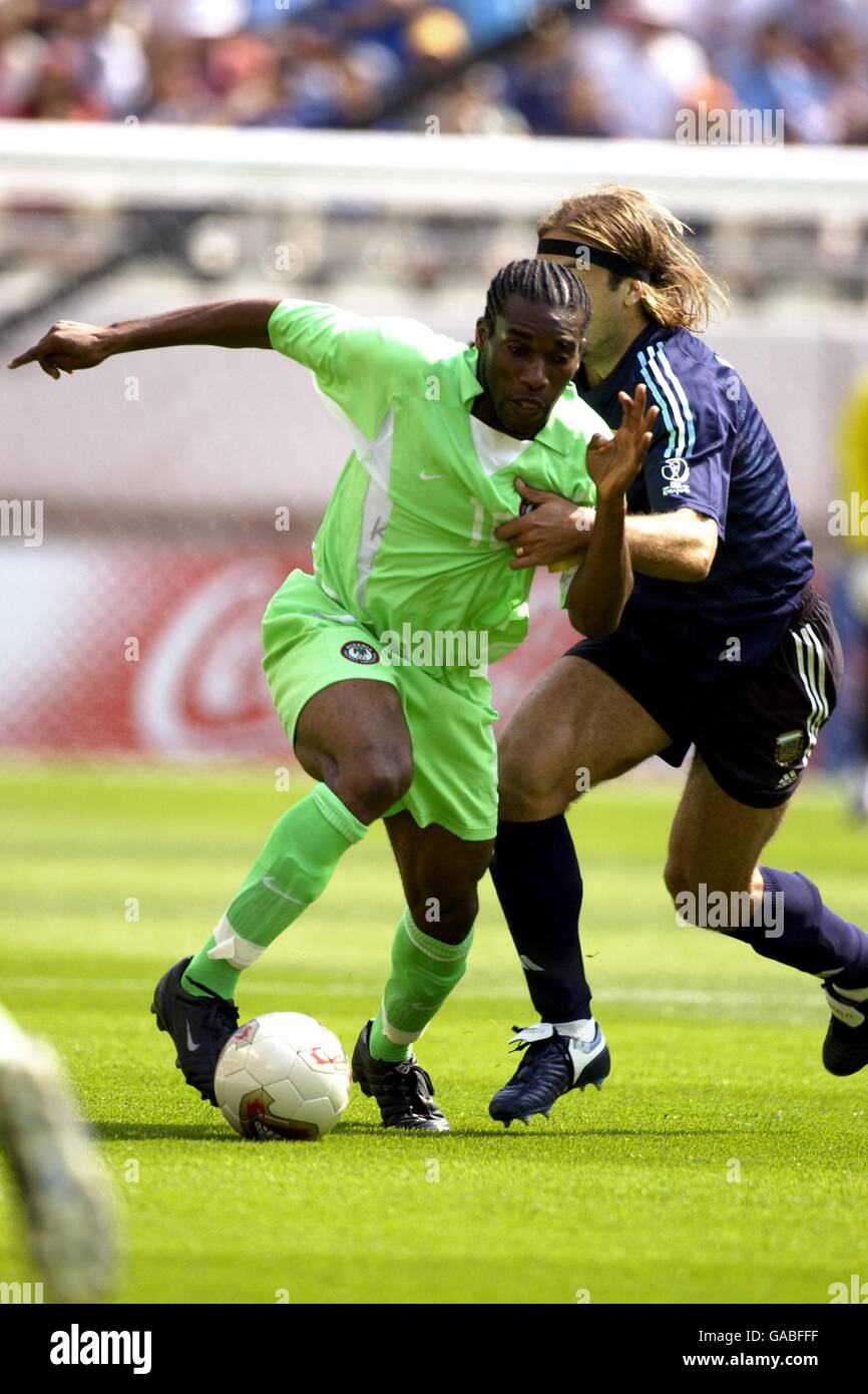 Soccer - FIFA World Cup 2002 - Group F - Argentina v Nigeria Stock Photo