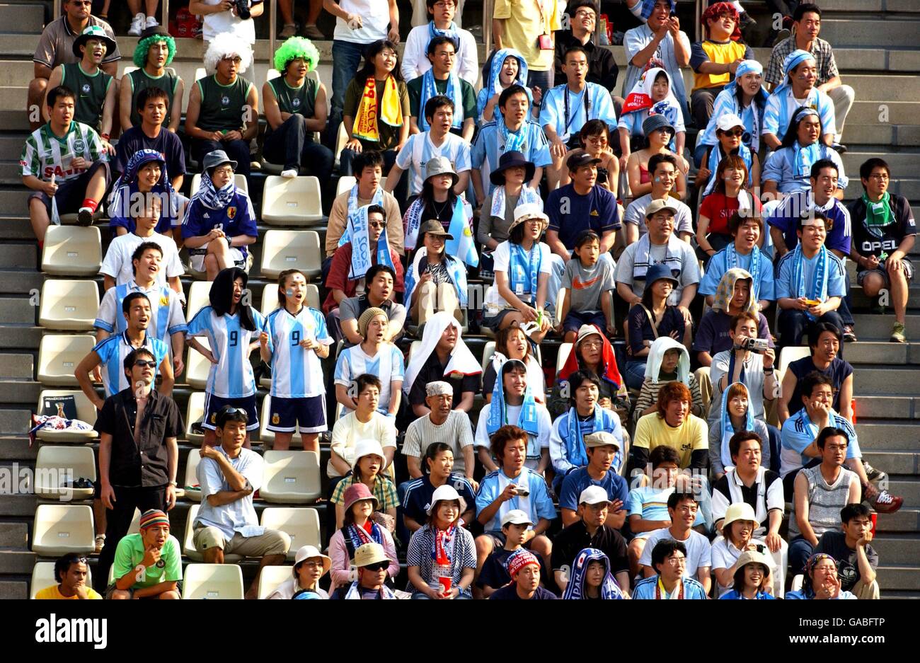 Soccer FIFA World Cup 2002 Group F Argentina v Nigeria Stock