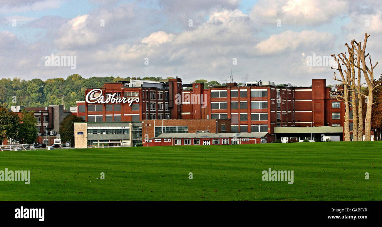 General view of the Cadbury factory in Keynsham, Bristol, which Cadbury
