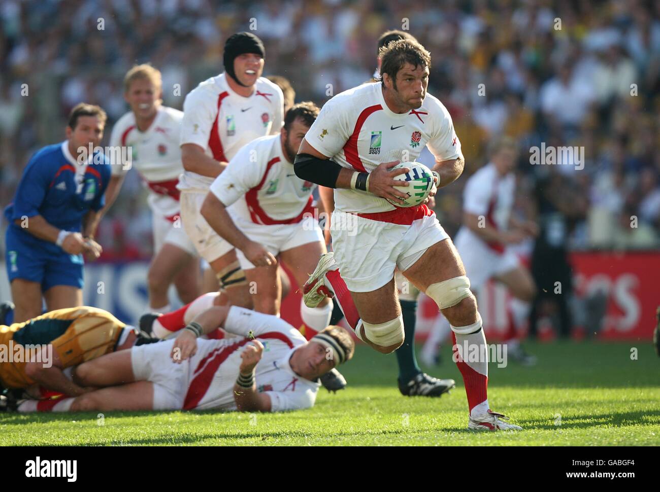 Rugby Union - IRB Rugby World Cup 2007 - Quarter Final - Australia v England - Stade Velodrome Stock Photo