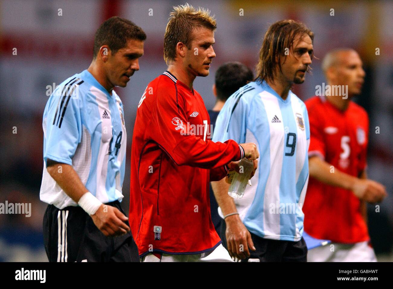 Soccer - FIFA World Cup 2002 - Group F - Argentina v England Stock Photo
