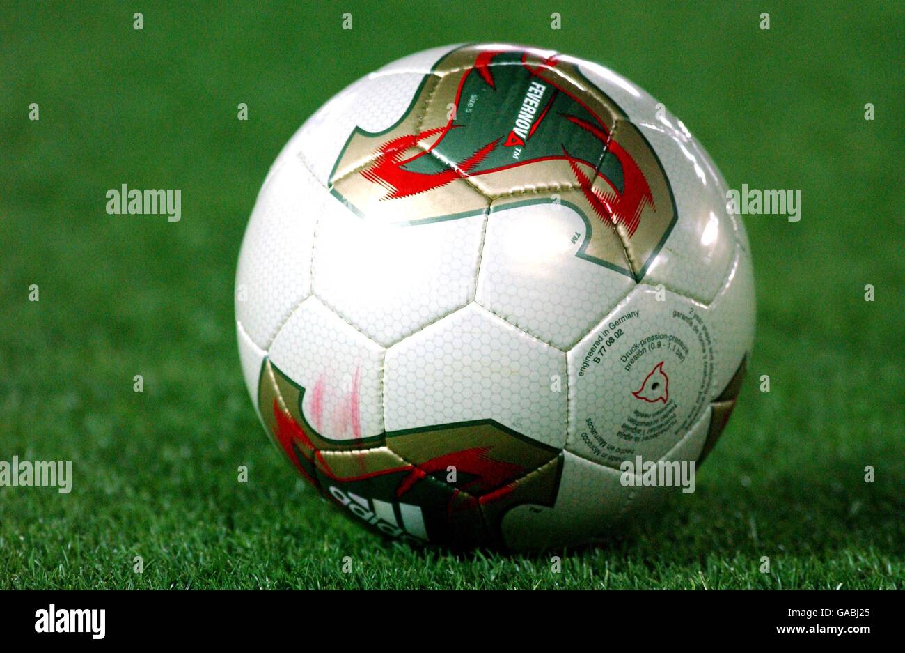 Soccer - FIFA World Cup 2002 - Group H - Japan v Russia. The Adidas  Fevernova football Stock Photo - Alamy