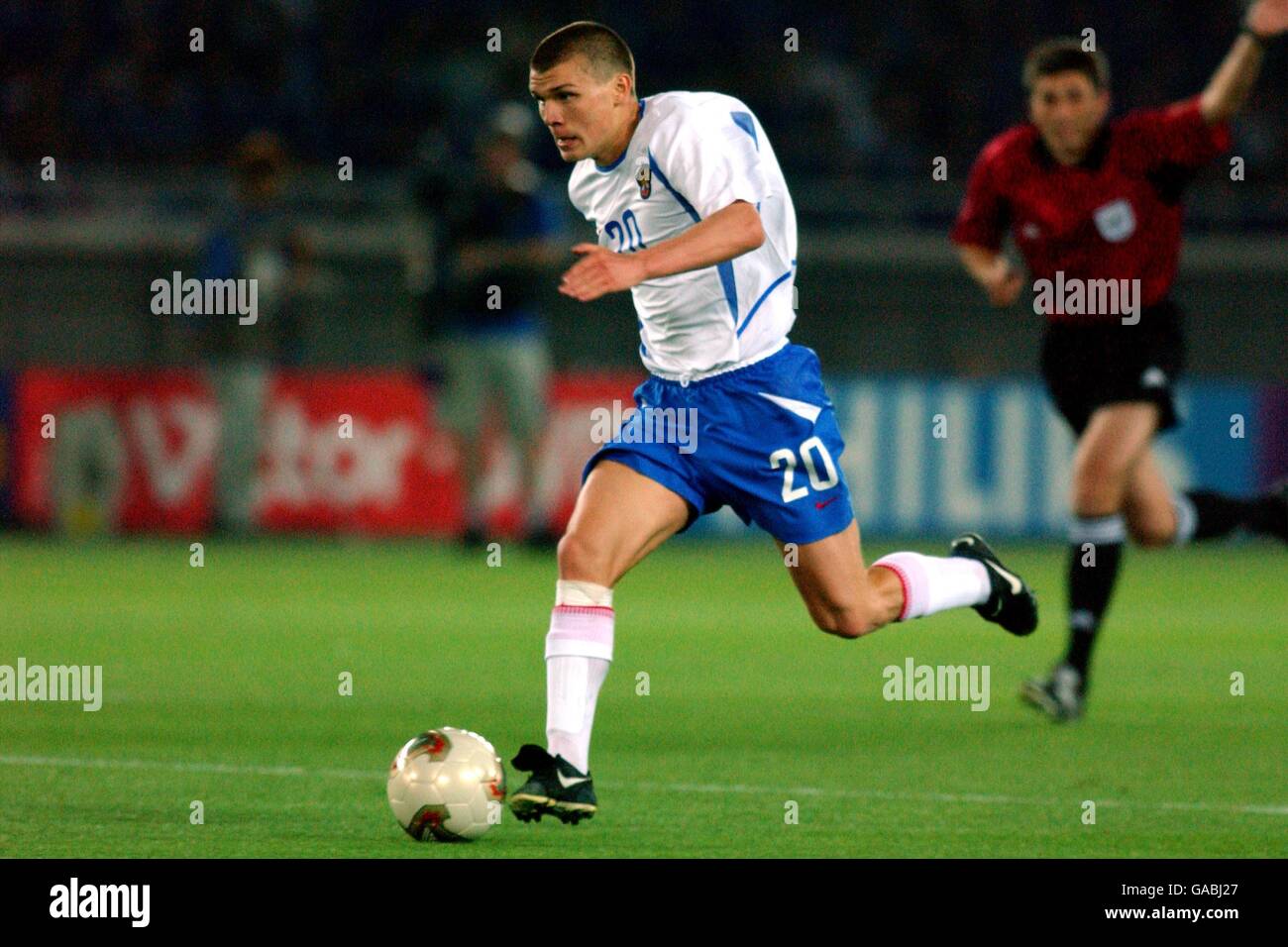 Soccer FIFA World Cup 2002 Group H Japan v Russia Stock Photo Alamy