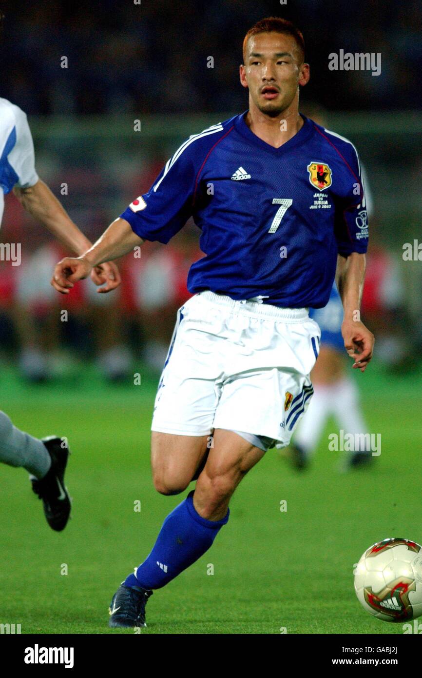 Soccer - FIFA World Cup 2002 - Group H - Japan v Russia. Hidetoshi
