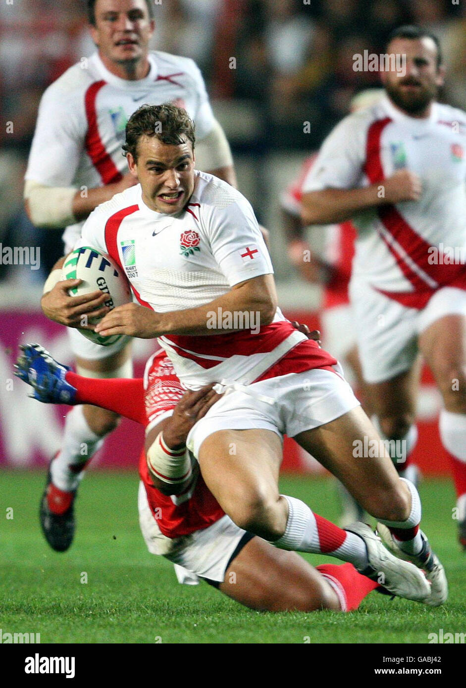Rugby Union - IRB Rugby World Cup - Pool A - England v Tonga - Parc des ...