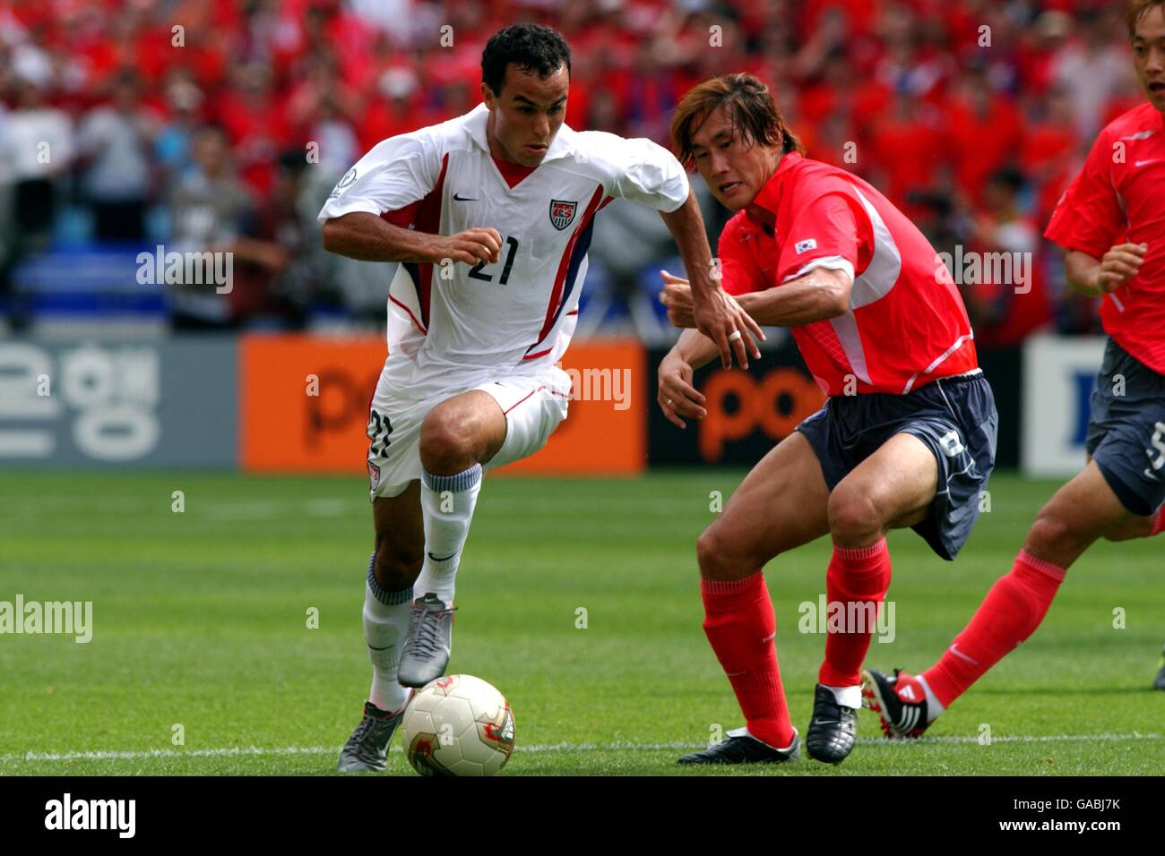 Soccer -Fifa World Cup 2002 - Group D - Republic Of Korea v USA Stock Photo