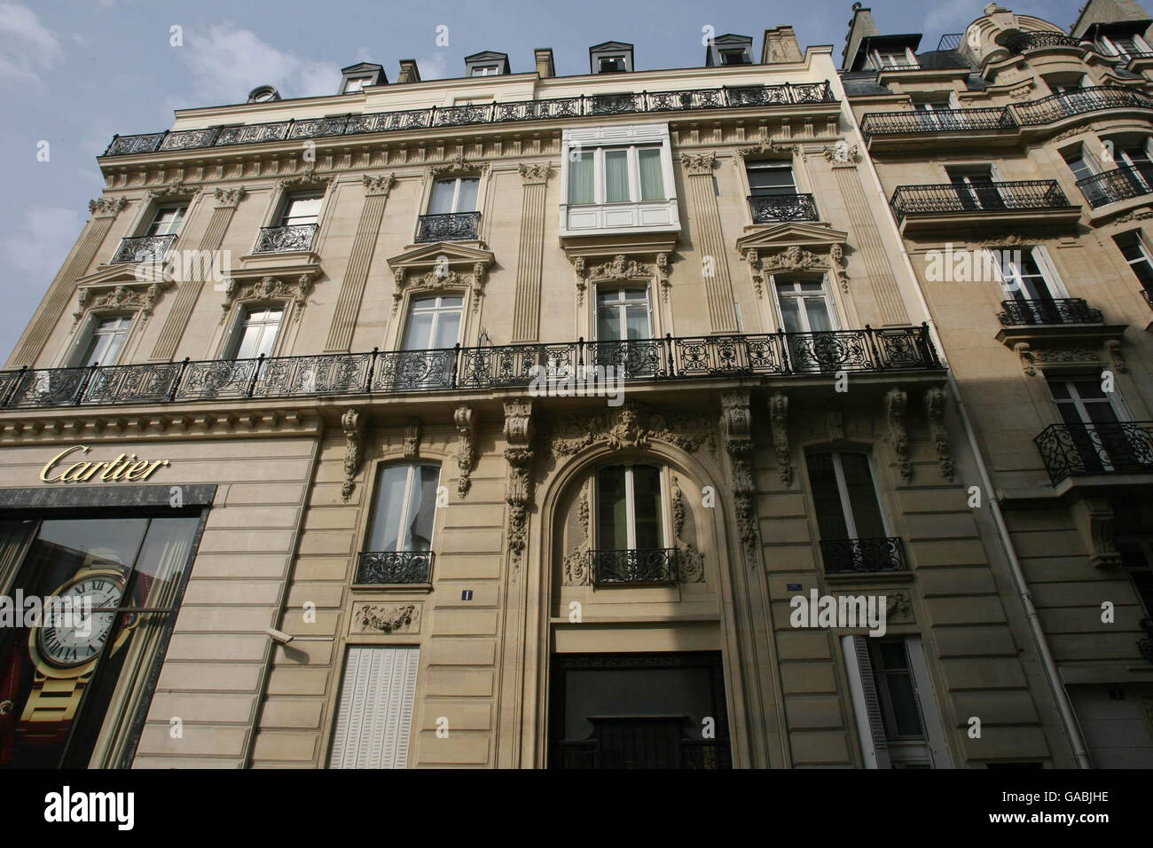 The building containing the apartment of Dodi Fayed on Rue Arsene