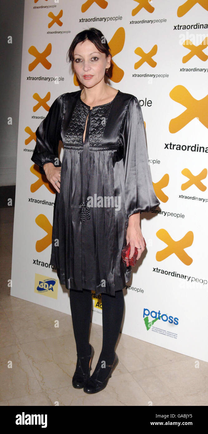 Pearl Lowe arrives at the Xtraordinary People charity fundraising event held at Science Museum, Cromwell Road, London. Stock Photo