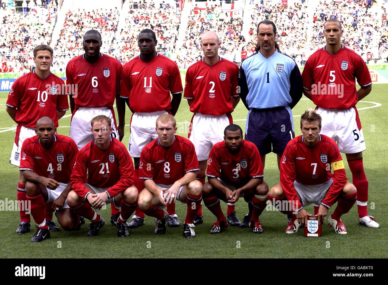 England 2002 world cup hi-res stock photography and images - Alamy