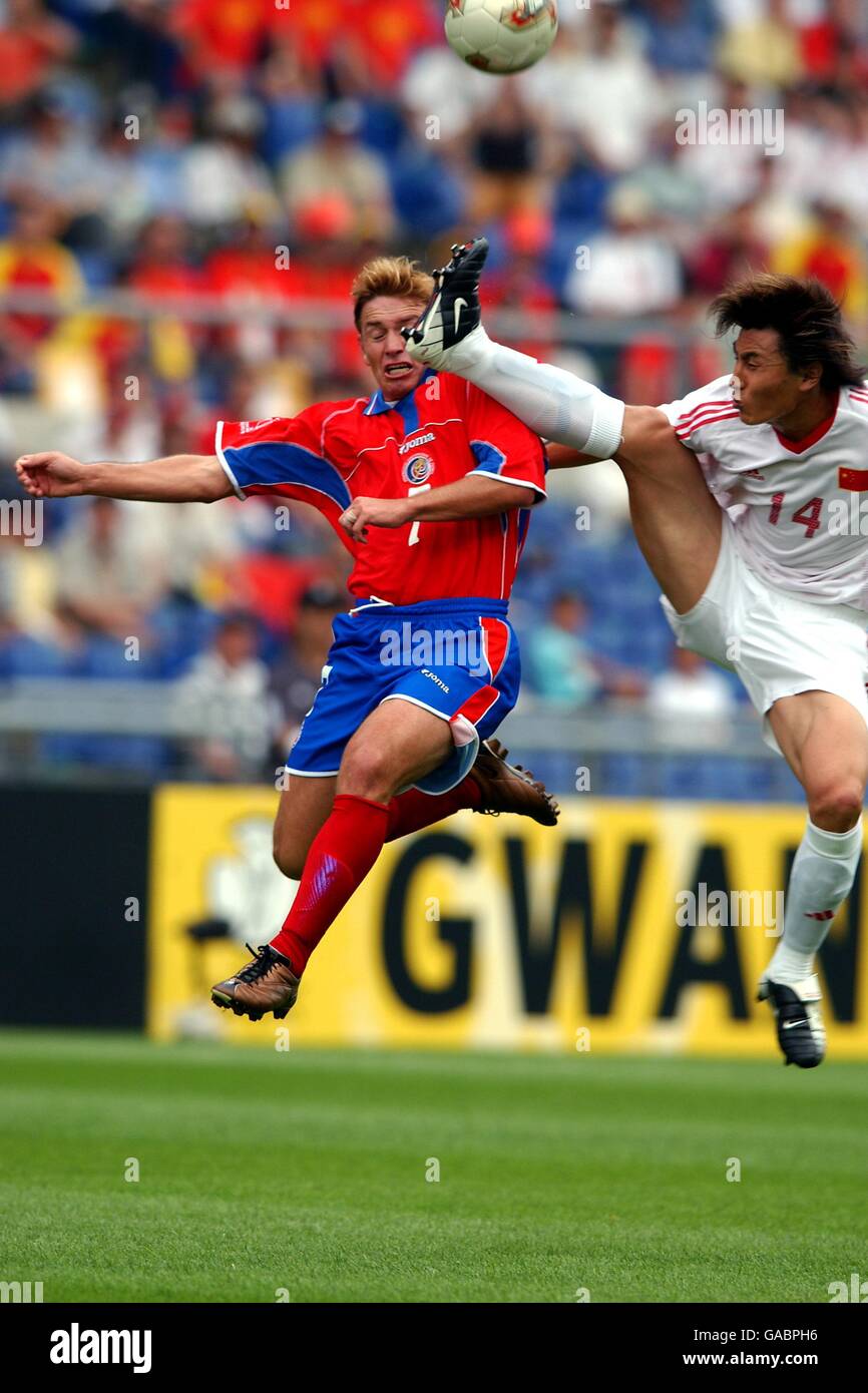 Soccer FIFA World Cup 2002 Group C China v Costa Rica Stock Photo
