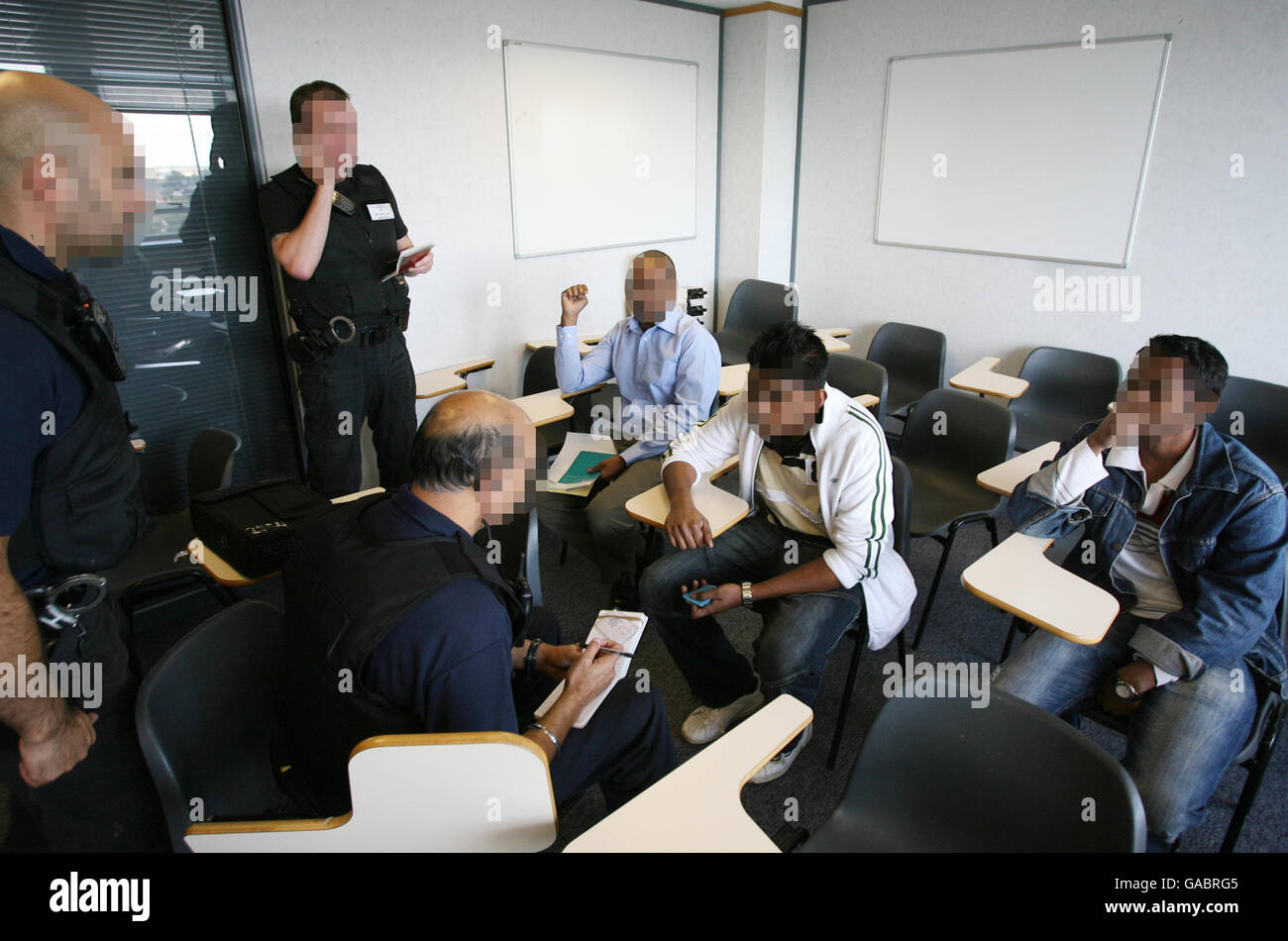 Immigration raid england hi-res stock photography and images - Alamy