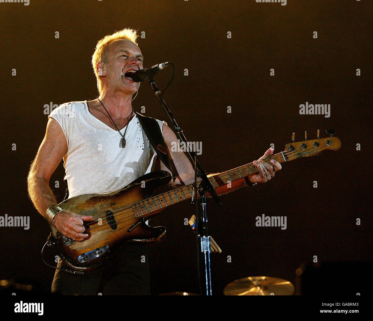 The Police in concert Dublin Stock Photo Alamy