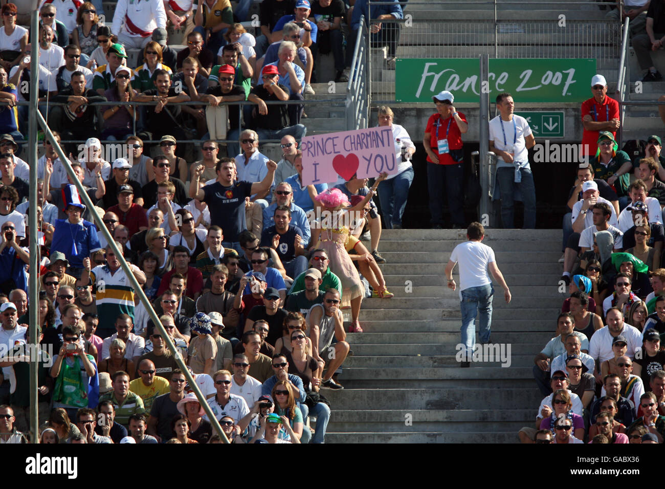 Rugby Union - IRB Rugby World Cup 2007 - Quarter Final - South Africa v Fiji - Marseille Stock Photo