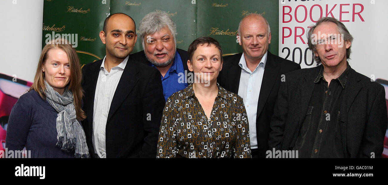 The shortlisted candidates for the 2007 Man Booker Prize stand with ...