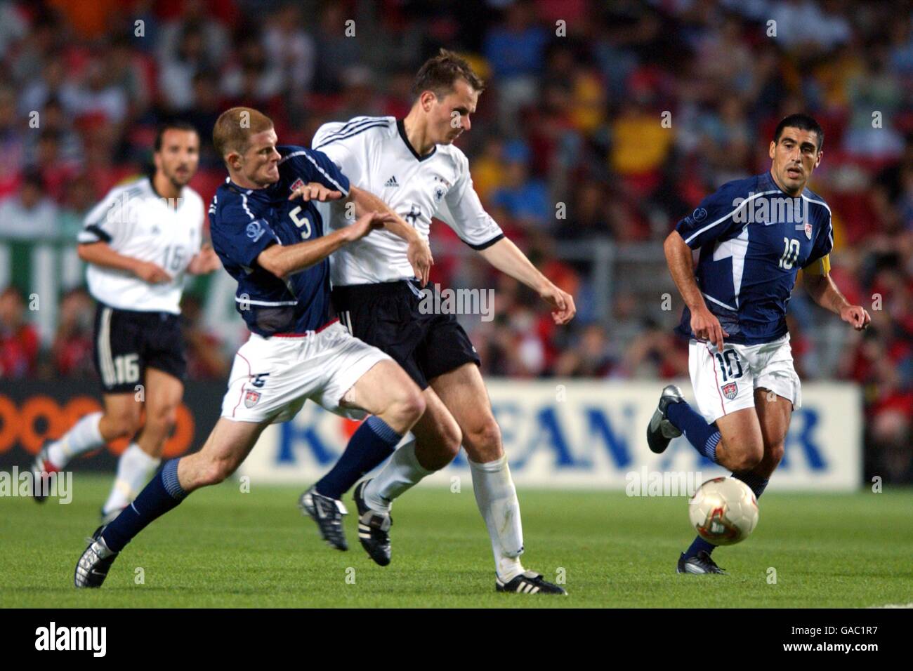 Soccer -Fifa World Cup 2002 - Quarter final - Germany v USA Stock Photo