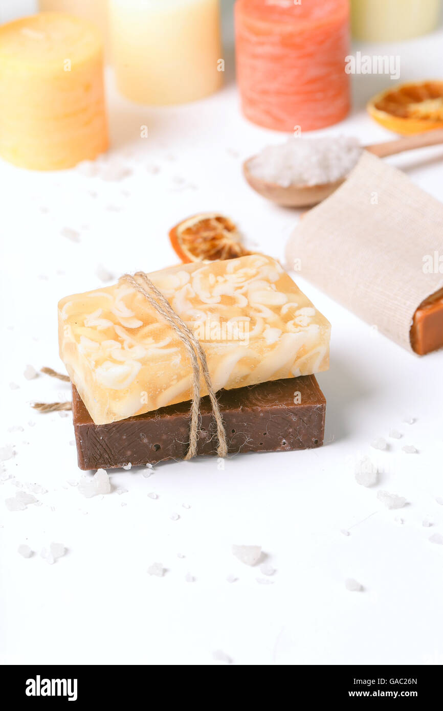 Handmade soap made natural hi-res stock photography and images - Alamy