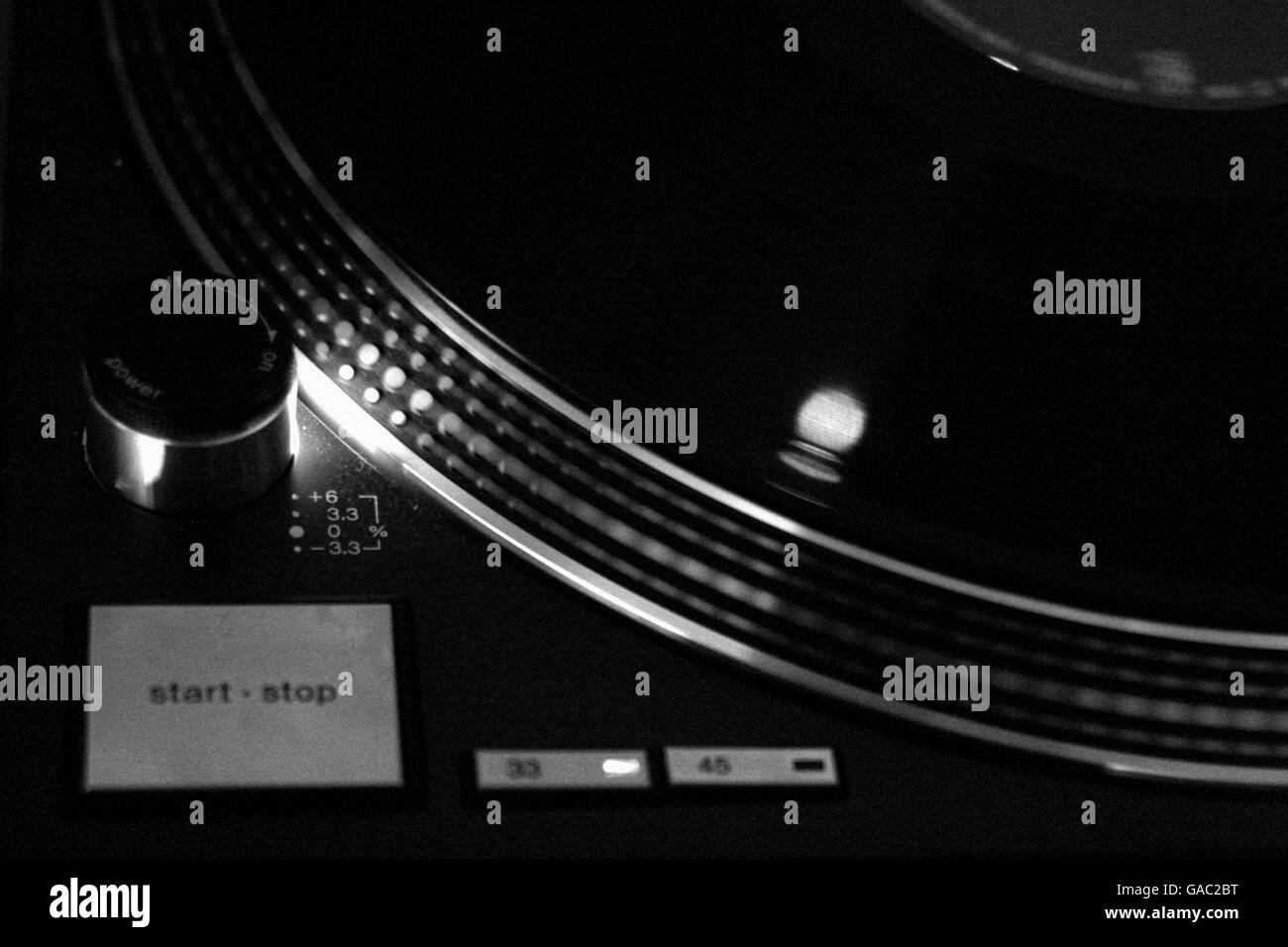 Detail of Record Needles Stock Photo Alamy