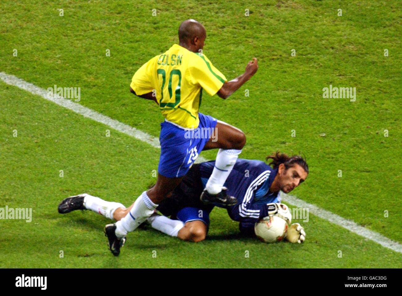Soccer - FIFA World Cup 2002 - Semi Final - Brazil v Turkey Stock Photo
