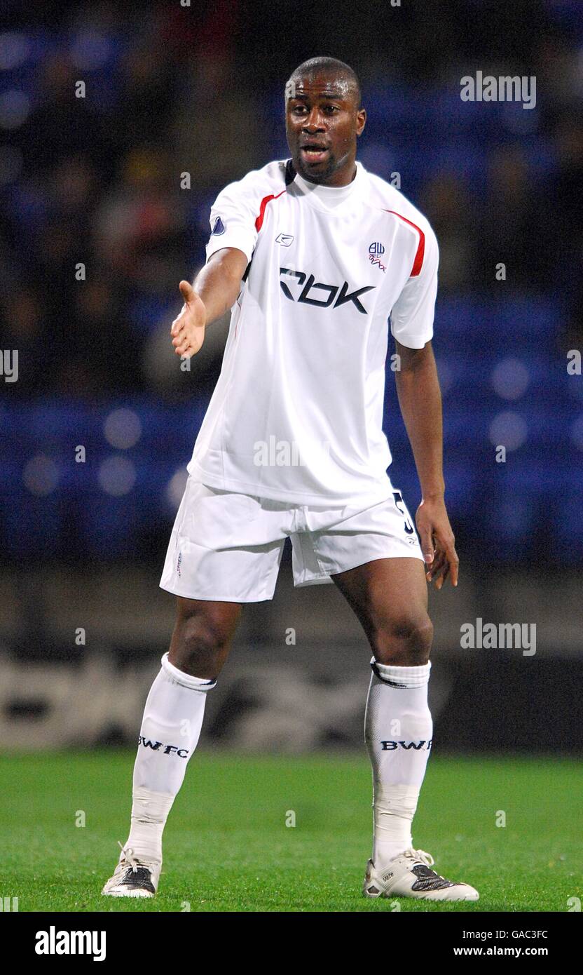 Soccer Cup - F - Bolton Wanderers v Braga - Reebok Stadium. Abdoulaye Meite, Bolton Wanderers Photo - Alamy