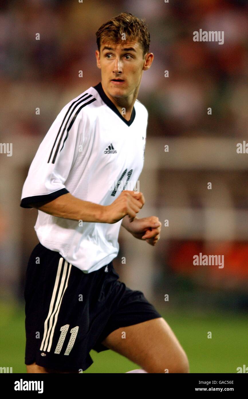 Soccer - FIFA World Cup 2002 - Group E - Germany v Ireland. Miroslav Klose, Germany Stock Photo