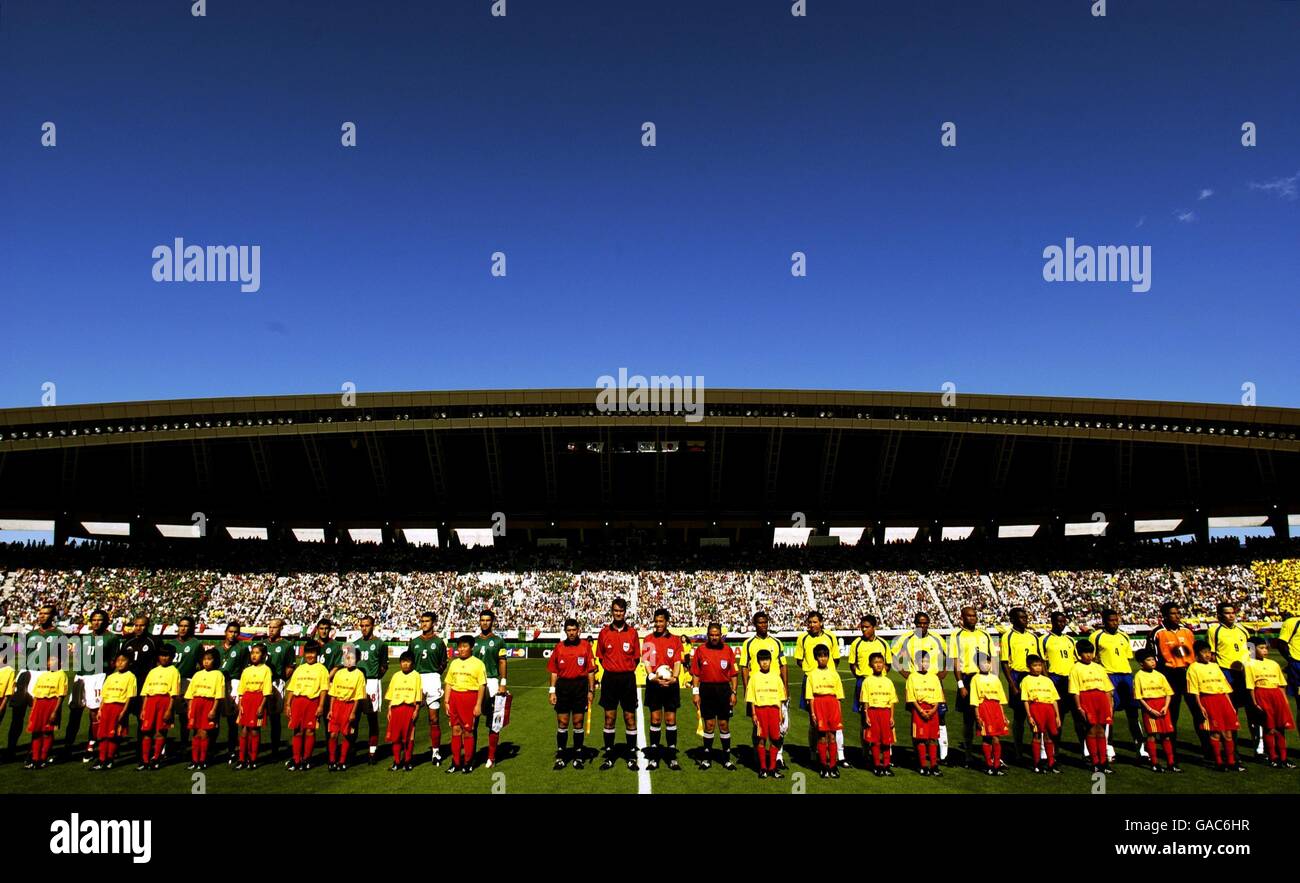 Soccer - FIFA World Cup 2002 - Group G - Mexico v Ecuador Stock Photo