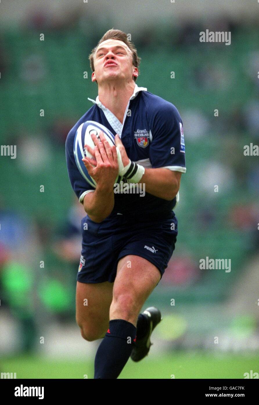 Rugby Union - Zurich Championship - Final - Bristol v Gloucester. Bristol's Phil Christophers catches the ball Stock Photo