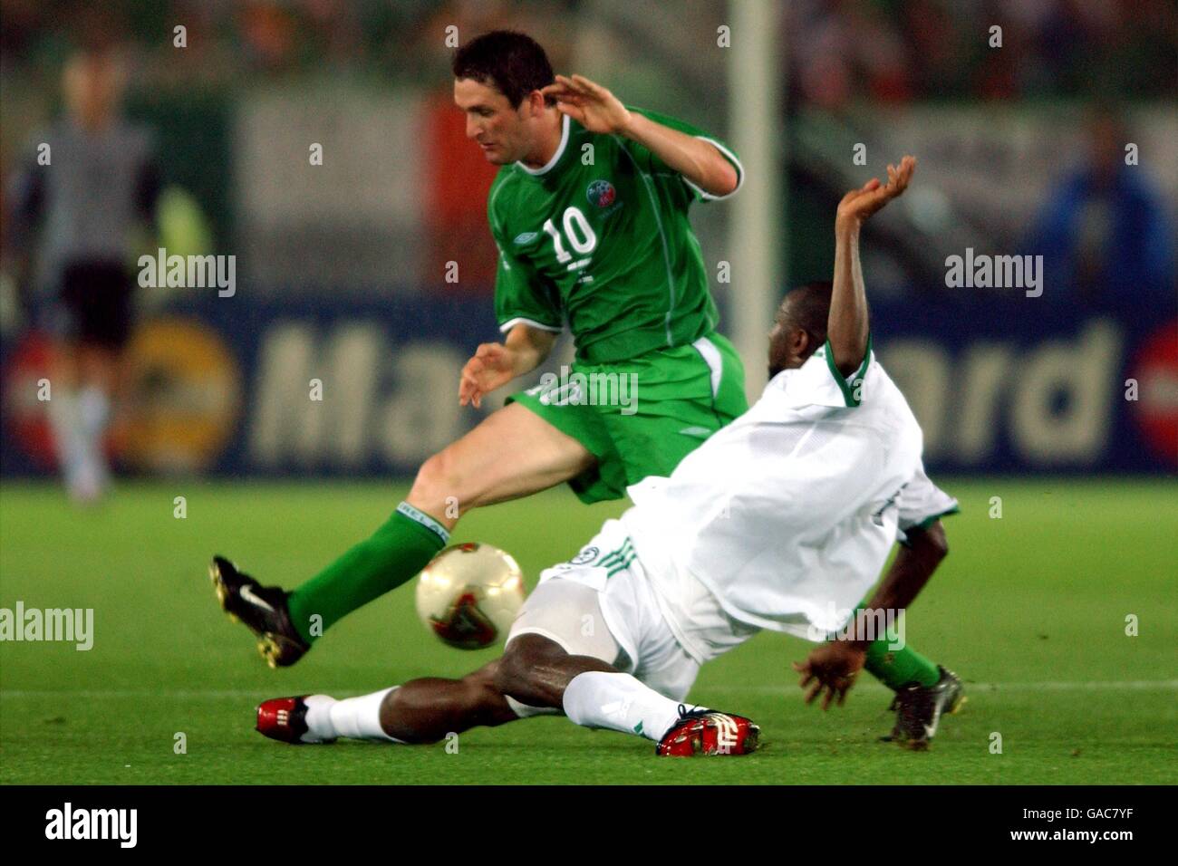 Soccer FIFA World Cup 2002 Group E Saudi Arabia v Ireland Stock