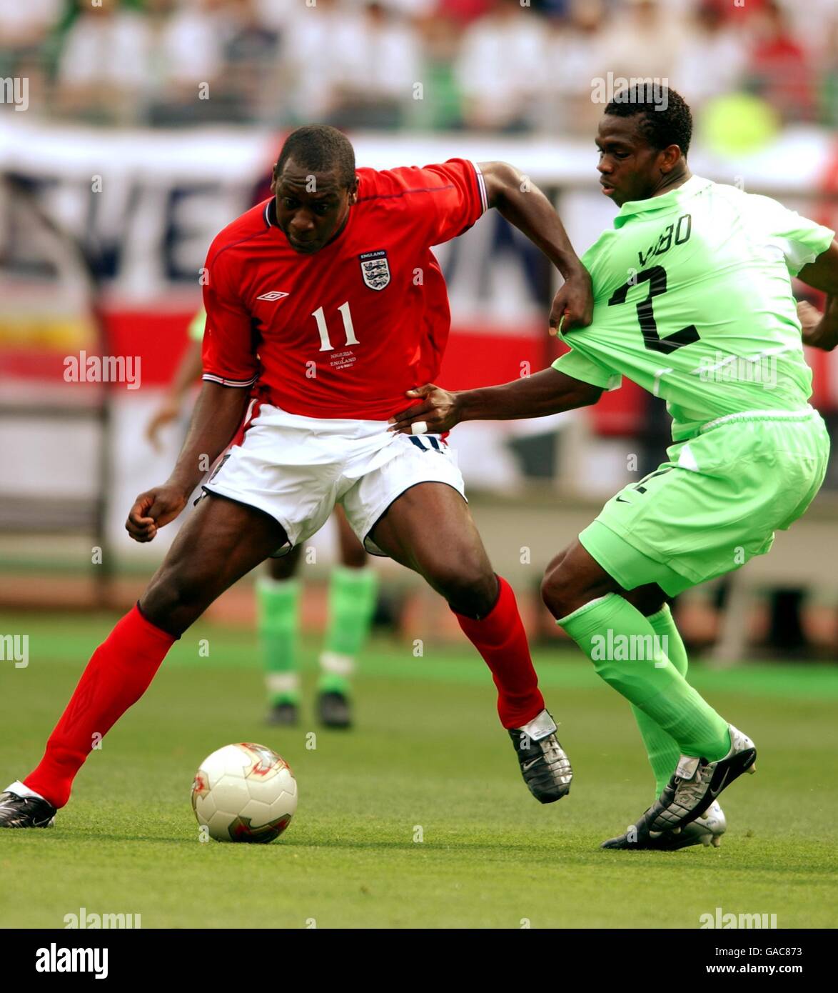 Soccer - FIFA World Cup 2002 - Nigeria v England - Group F Stock Photo