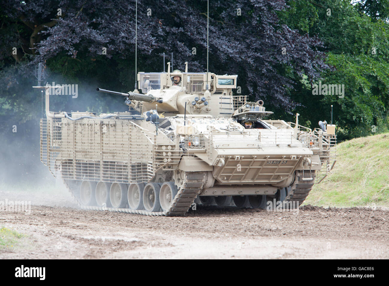 Warrior 510 Infantry Fighting Vehicle at Tankfest 2016 Stock Photo