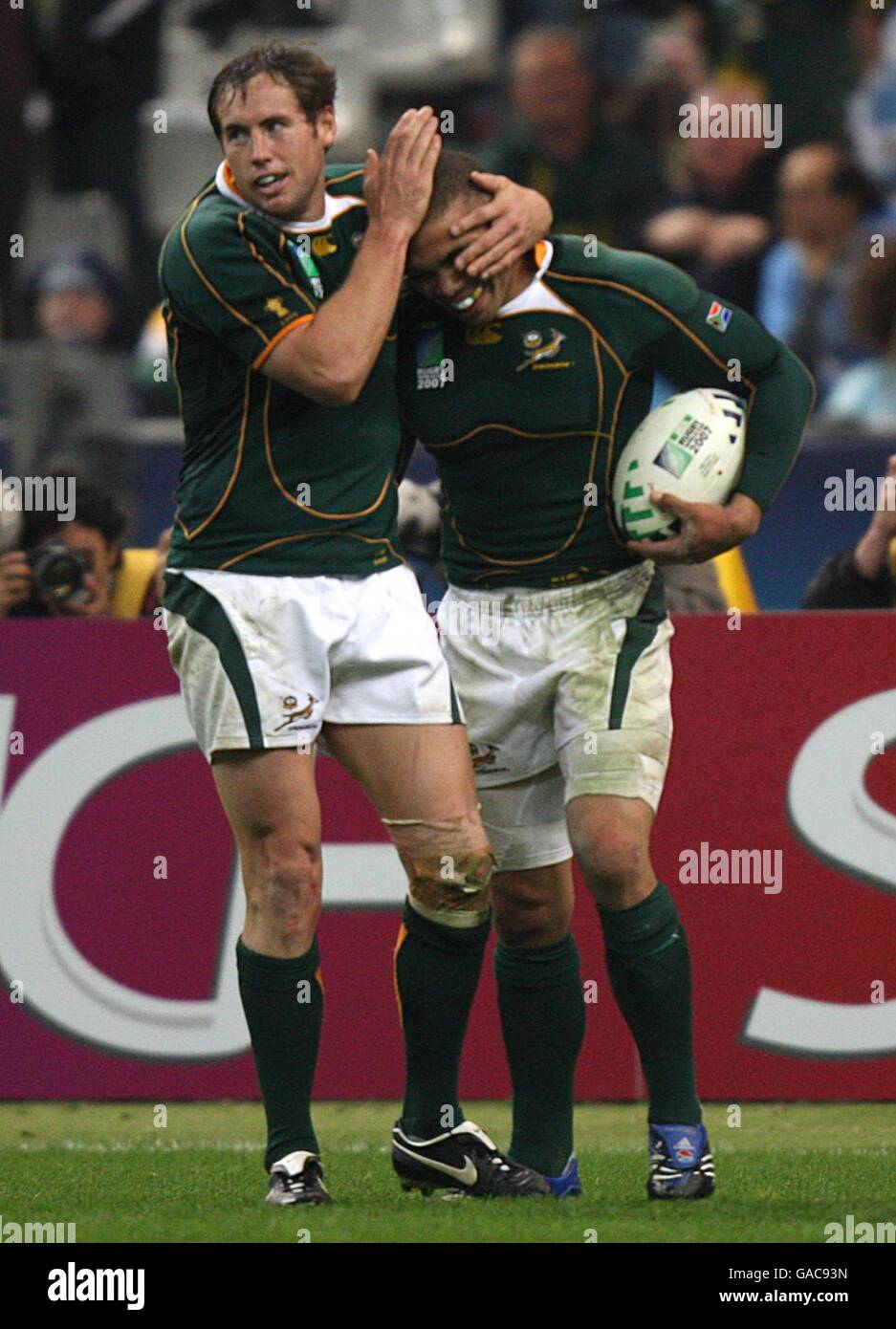 Rugby Union IRB Rugby World Cup 2007 Semi Final South Africa v