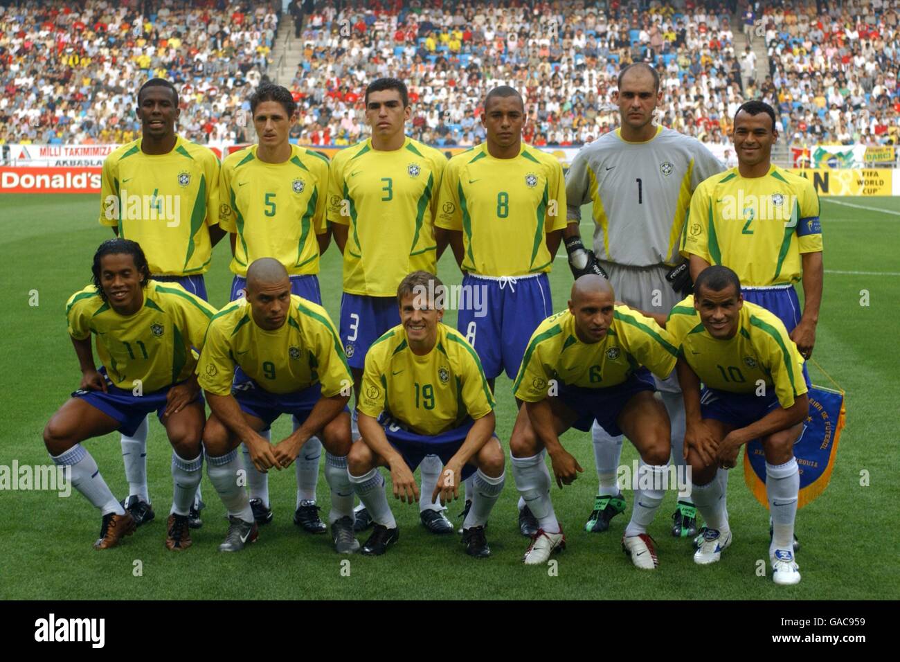 Brazil deals 2002 squad