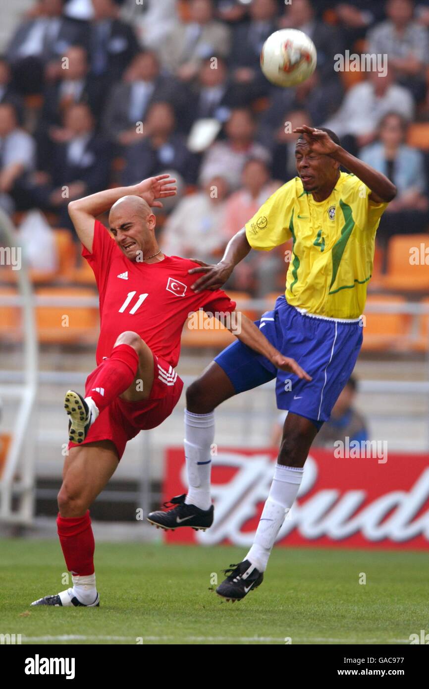 Soccer - FIFA World Cup 2002 - Group C - Brazil v Turkey Stock Photo