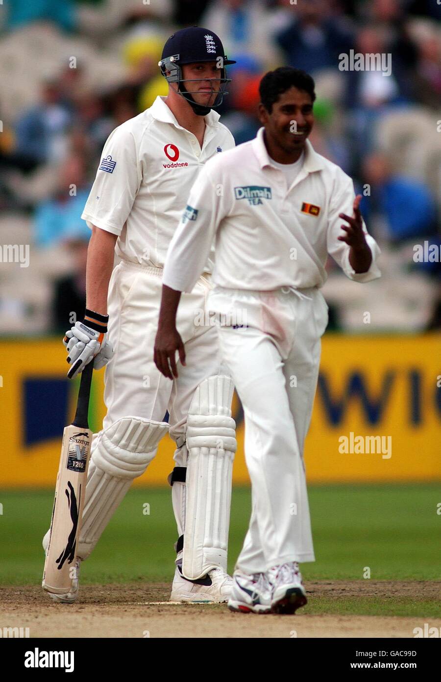 Cricket Third npower Test England v Sri Lanka Old Trafford Stock
