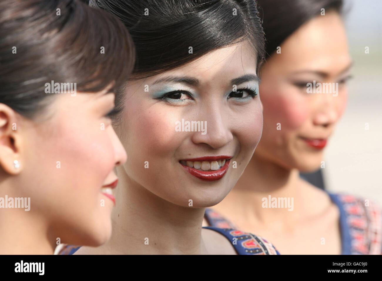 First hostesses hi-res stock photography and images - Alamy