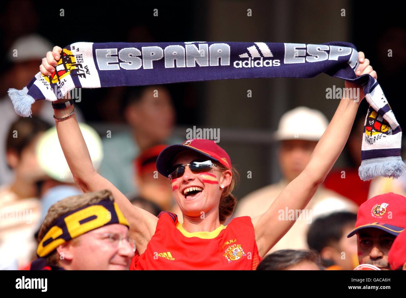 Soccer FIFA World Cup 2002 Group B Spain v Paraguay Stock Photo