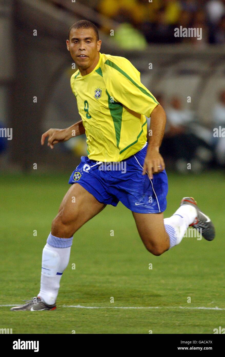Soccer - FIFA World Cup 2002 - Second Round - Brazil v Belgium. Brazil's Ronaldo Stock Photo