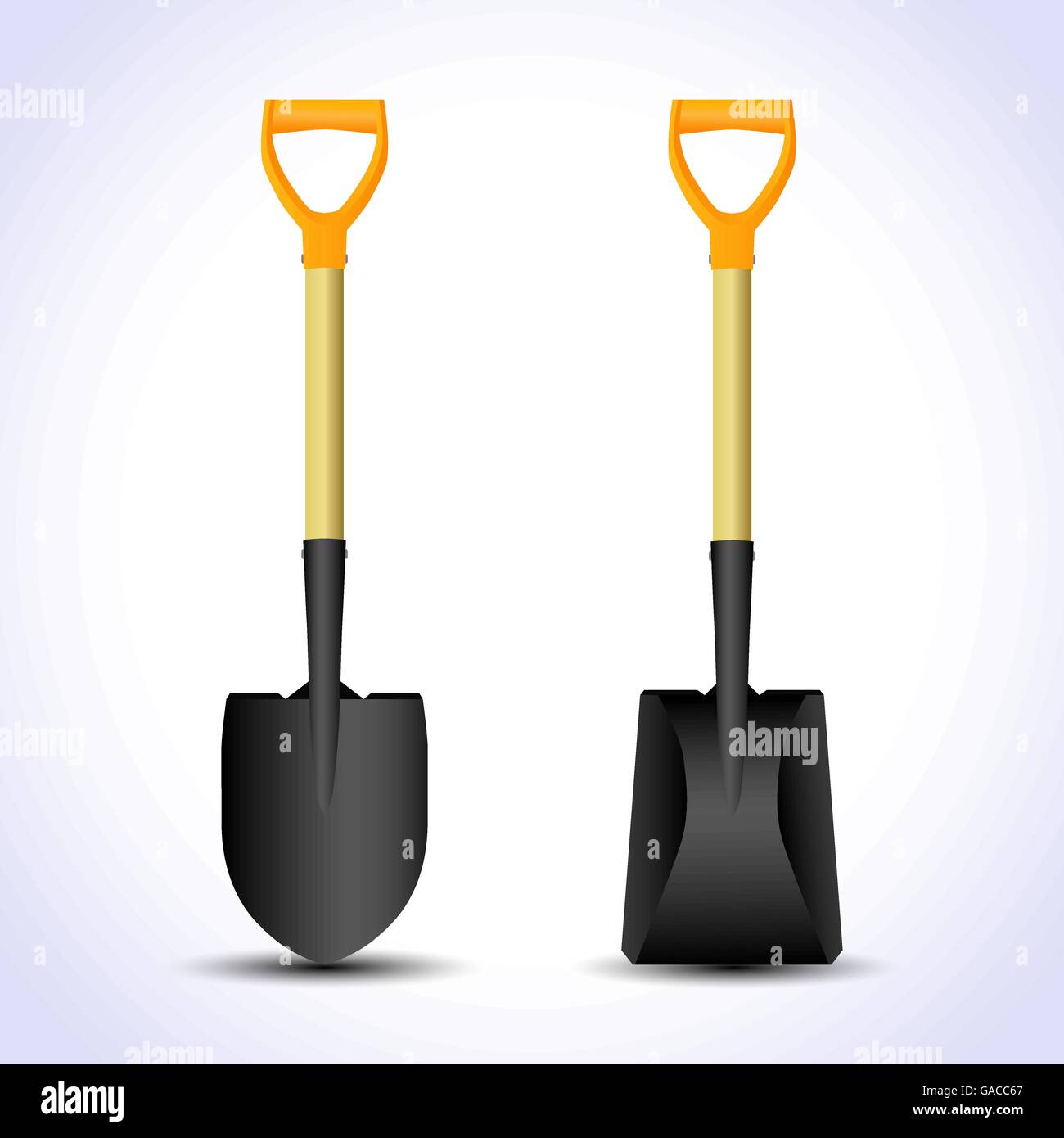Realistic shovel isolated. Vector illustration Stock Vector Image & Art