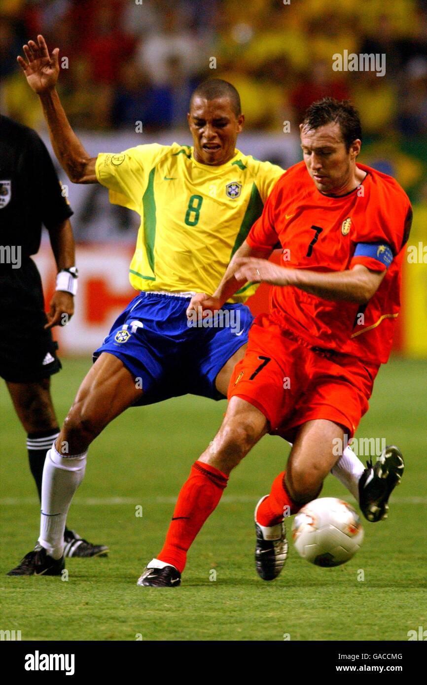 Soccer - FIFA World Cup 2002 - Second Round - Brazil v Belgium Stock Photo
