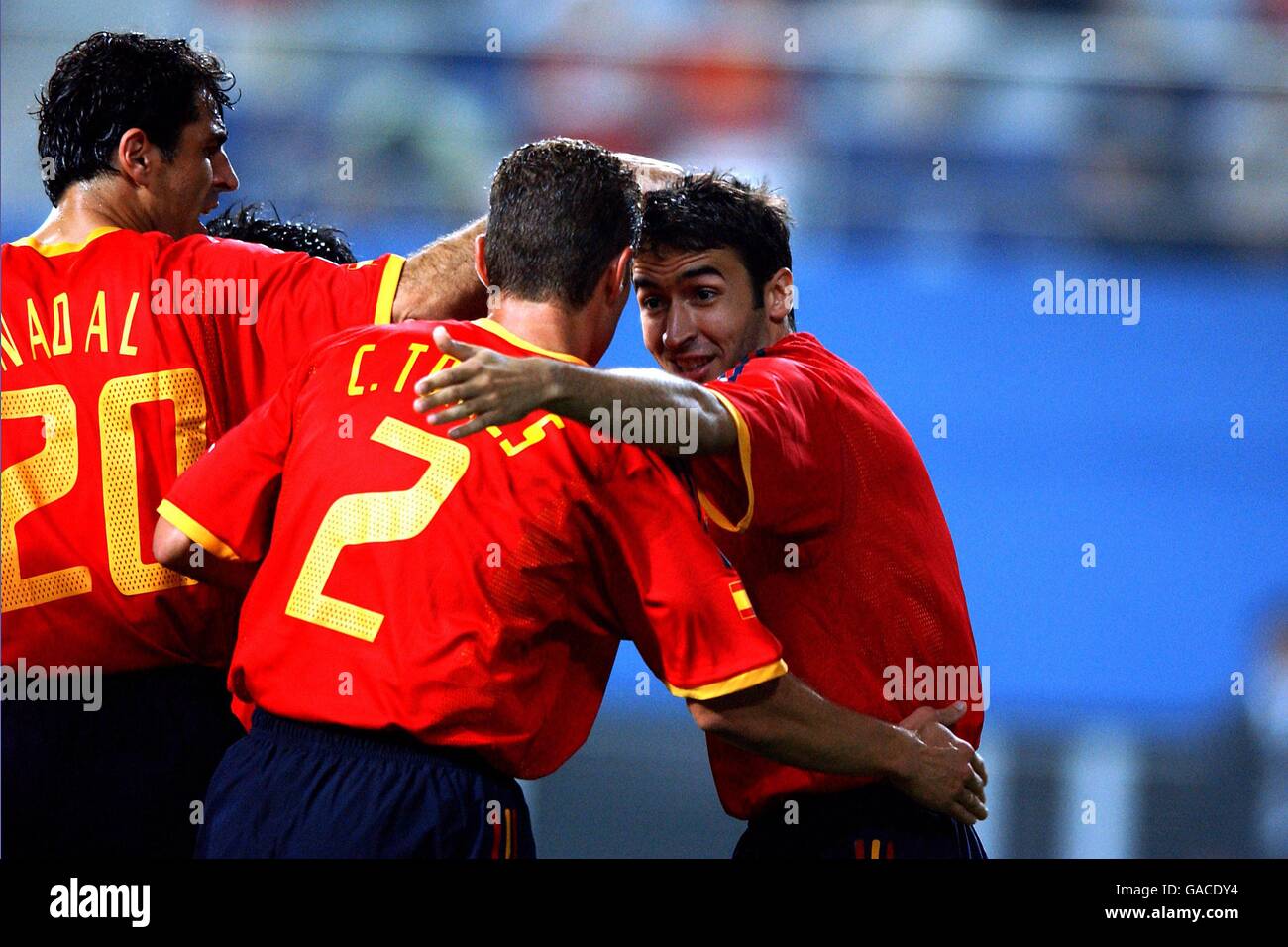 Soccer -FIFA World Cup 2002 - Group B - South Africa v Spain Stock Photo