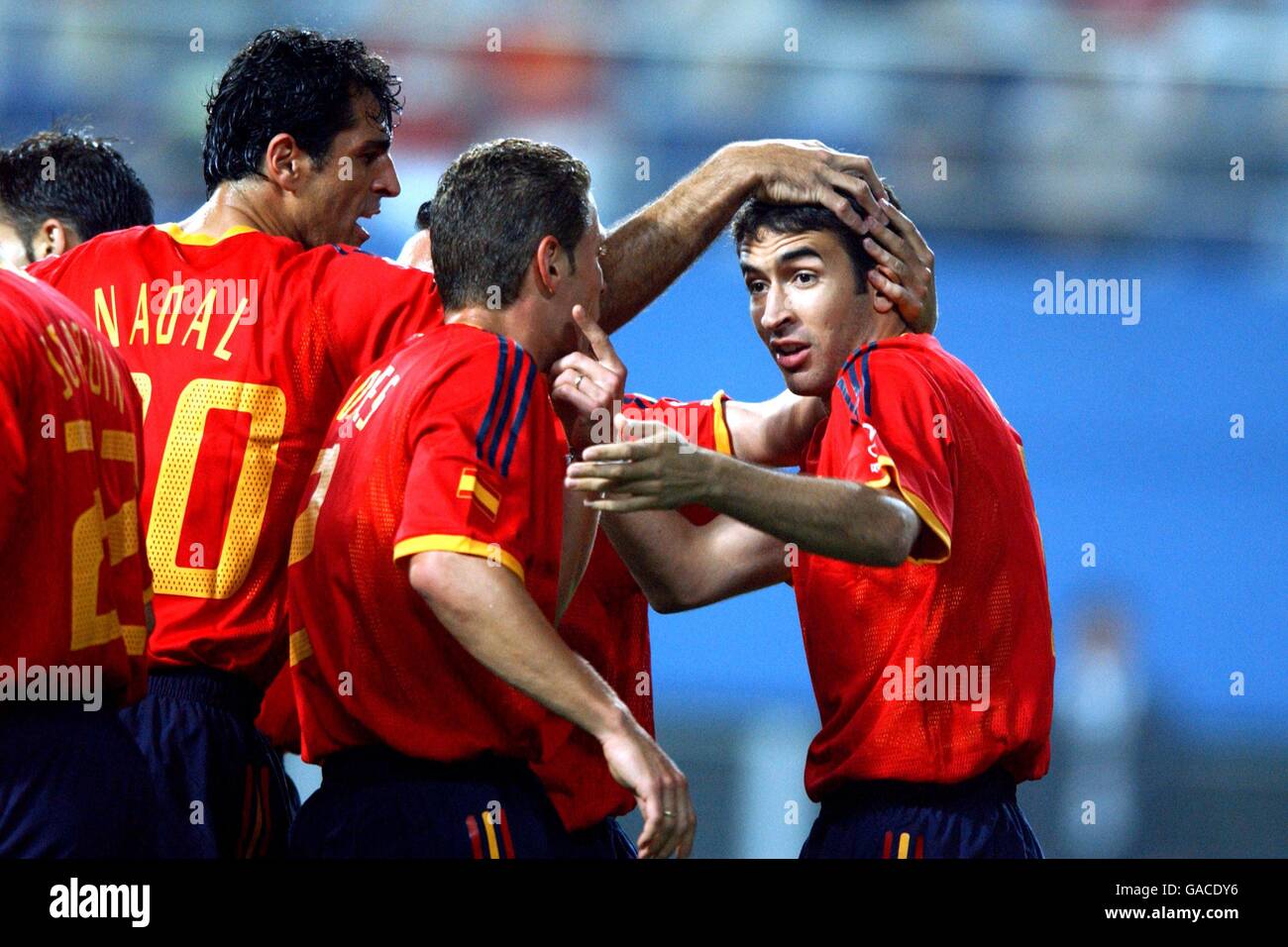 Soccer -FIFA World Cup 2002 - Group B - South Africa v Spain Stock Photo