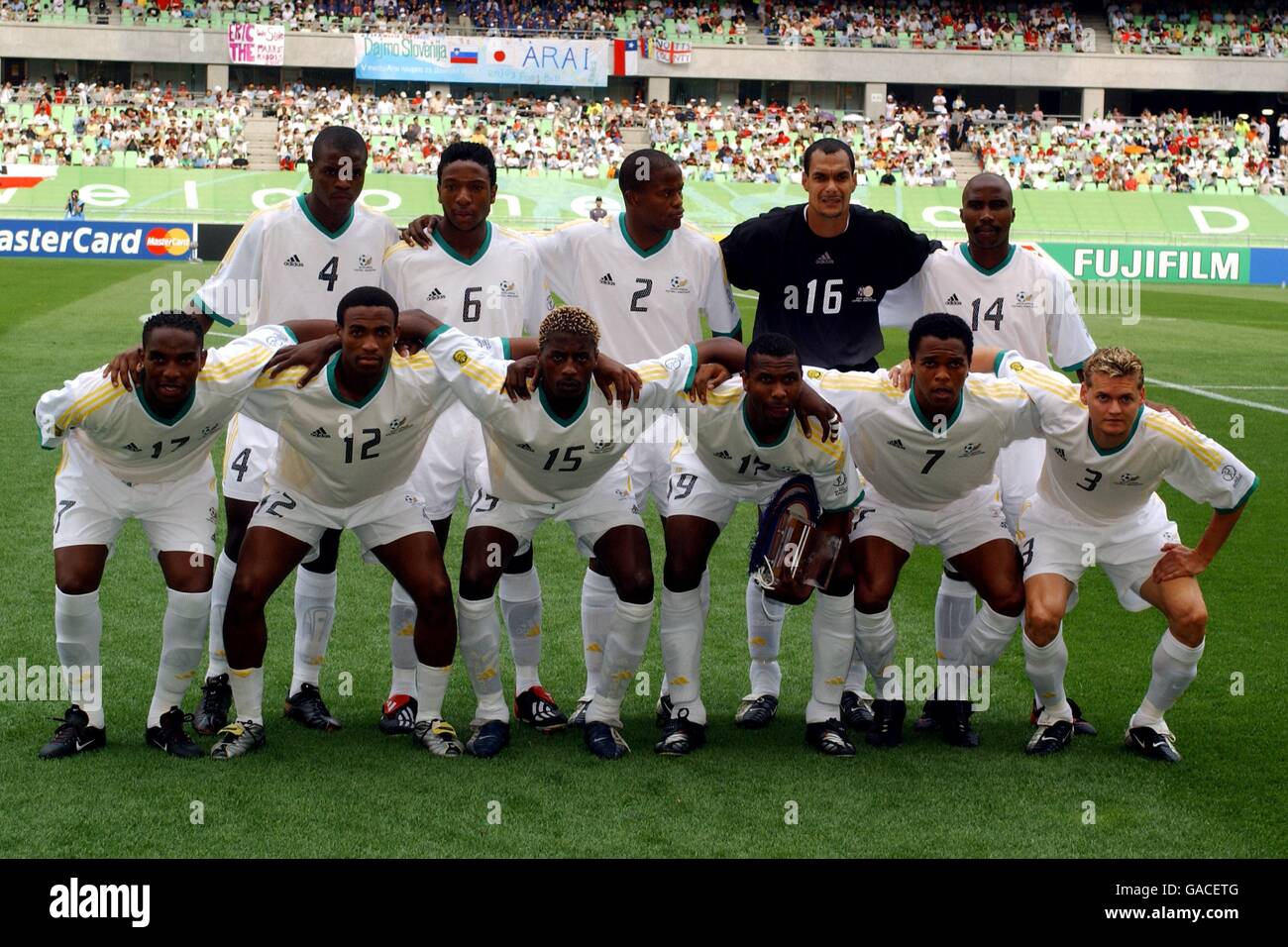 Soccer Fifa World Cup 2002 Group South Africa Slovenia Hi-res Stock ...