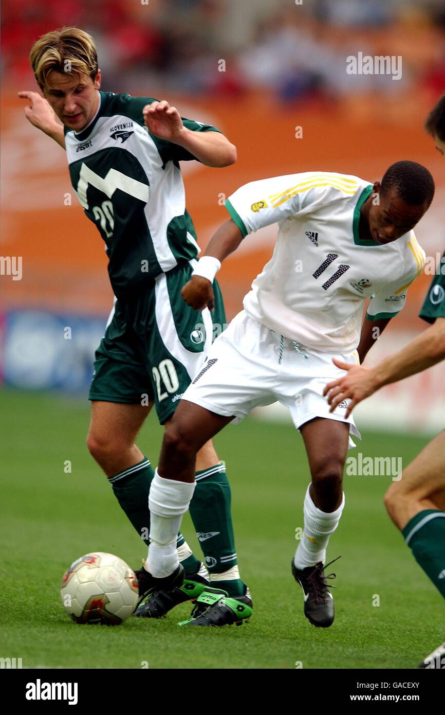 Soccer -FIFA World Cup 2002 - Group B - South Africa v Slovenia