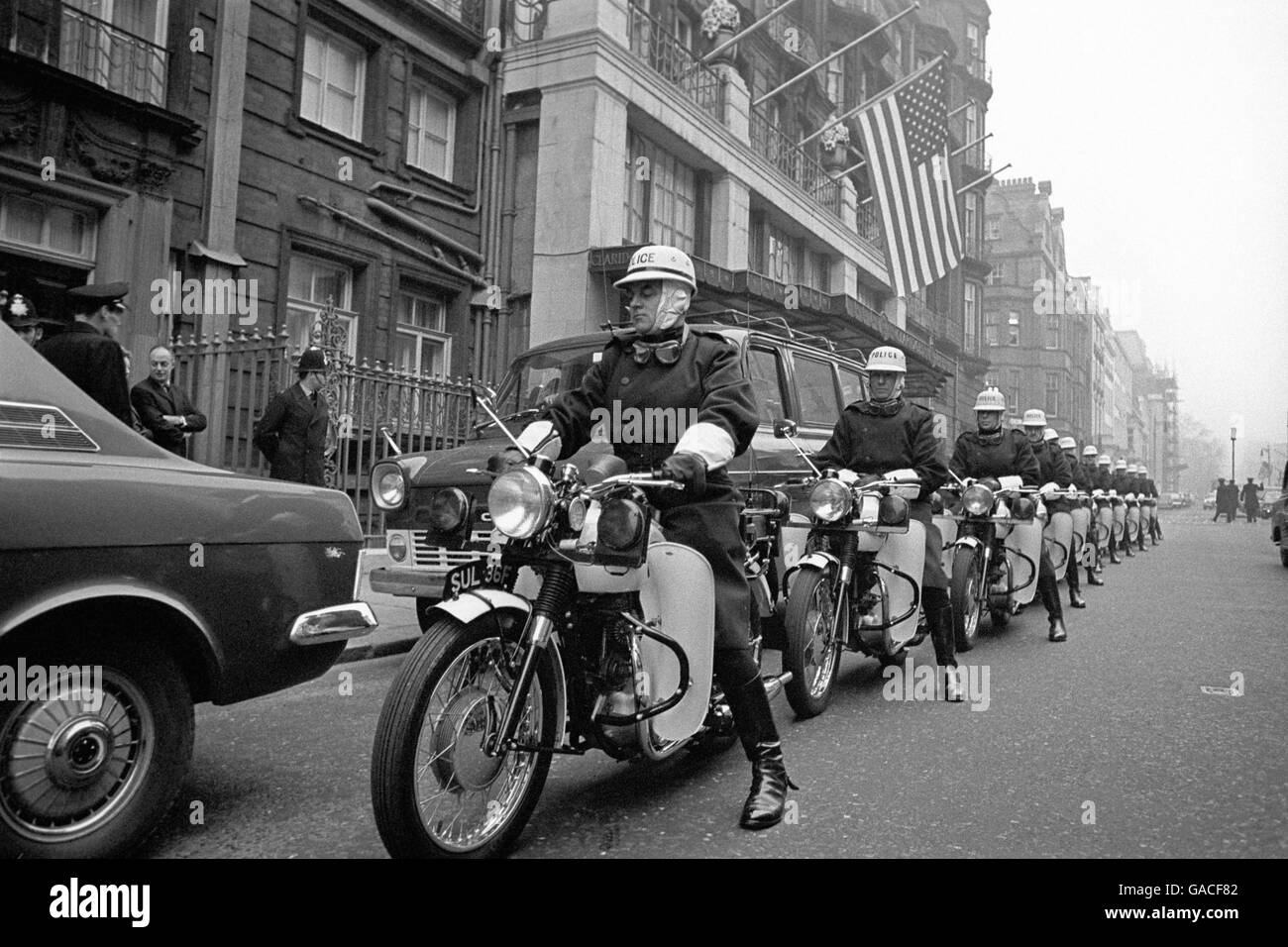 Motorcycle police Black and White Stock Photos & Images - Alamy