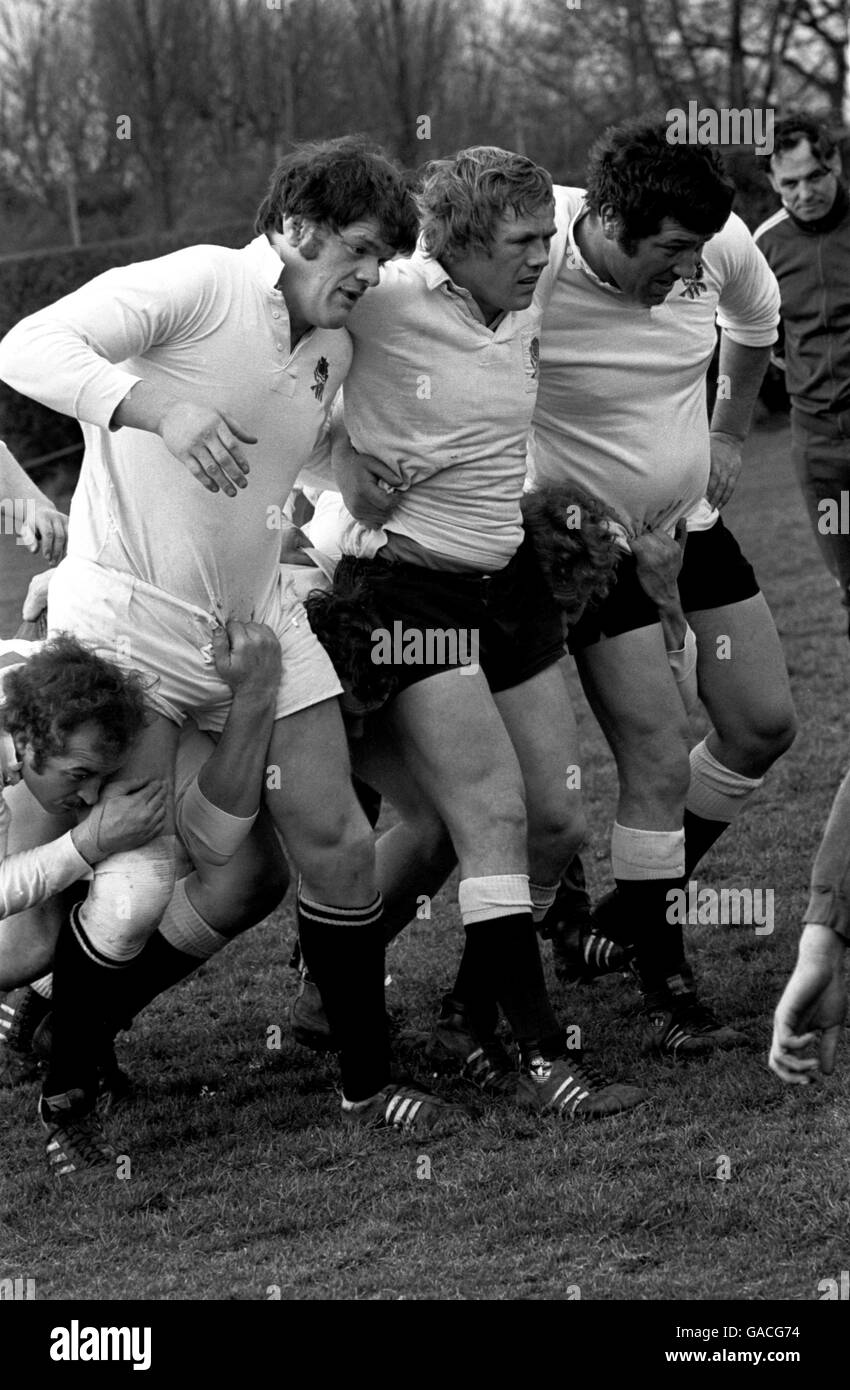 Rugby Union - Five Nations Championship - England v Ireland - England Training Stock Photo