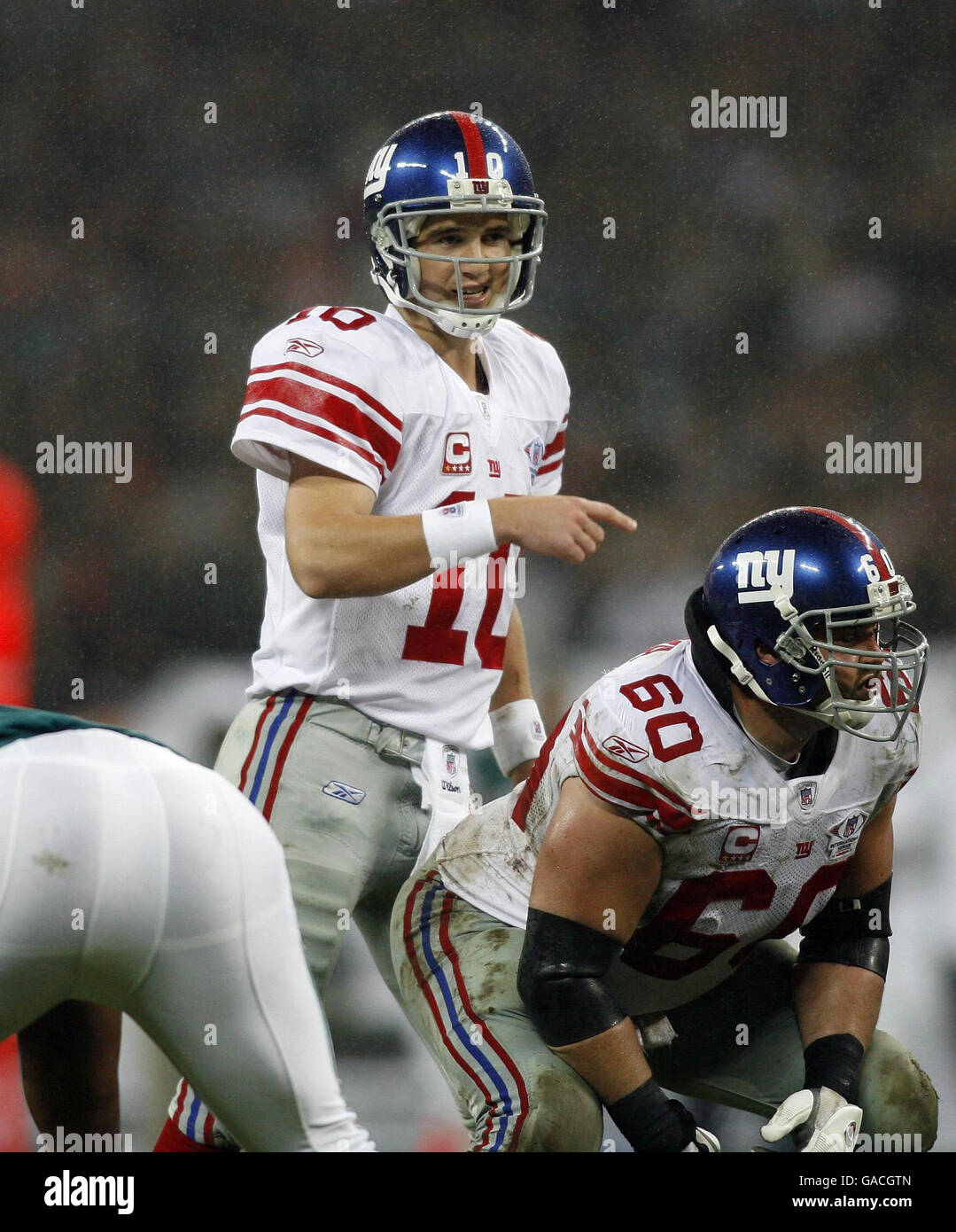 American Football - NFL - Miami Dolphins v New York Giants - Wembley Stadium Stock Photo