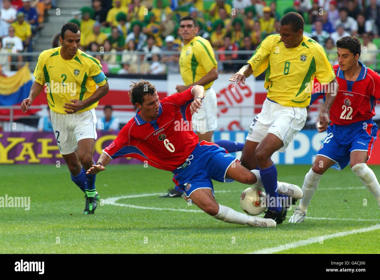 Soccer - FIFA World Cup 2002 - Group C - Costa Rica v Brazil Stock Photo