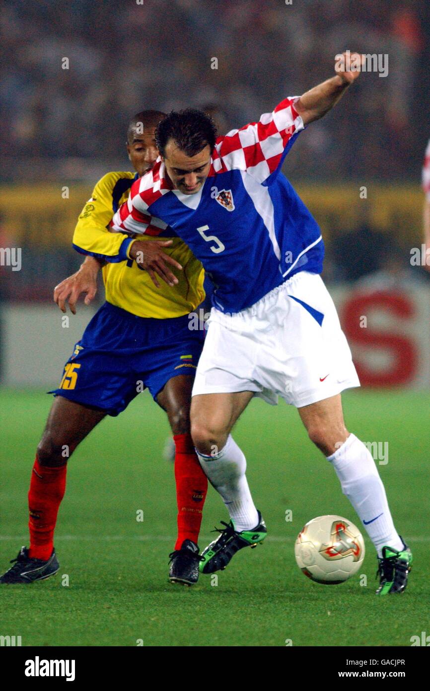 Soccer - FIFA World Cup 2002 - Group G - Ecuador v Croatia Stock Photo