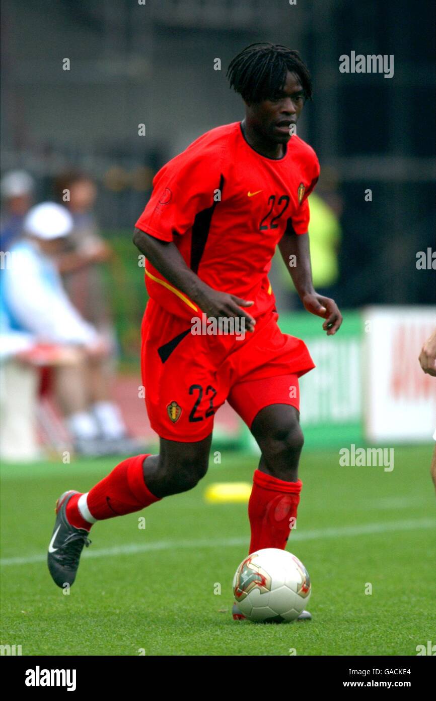 Soccer FIFA World Cup 2002 Group H Belgium v Russia Stock Photo